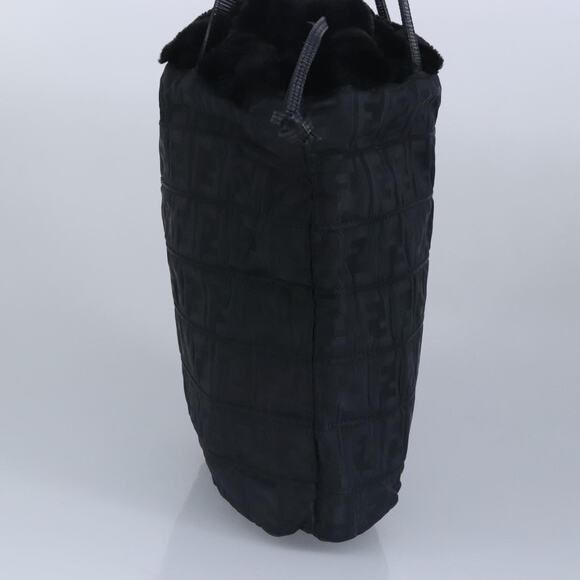 FENDI Zucca Canvas Hand Bag Black - Picture 4 of 12